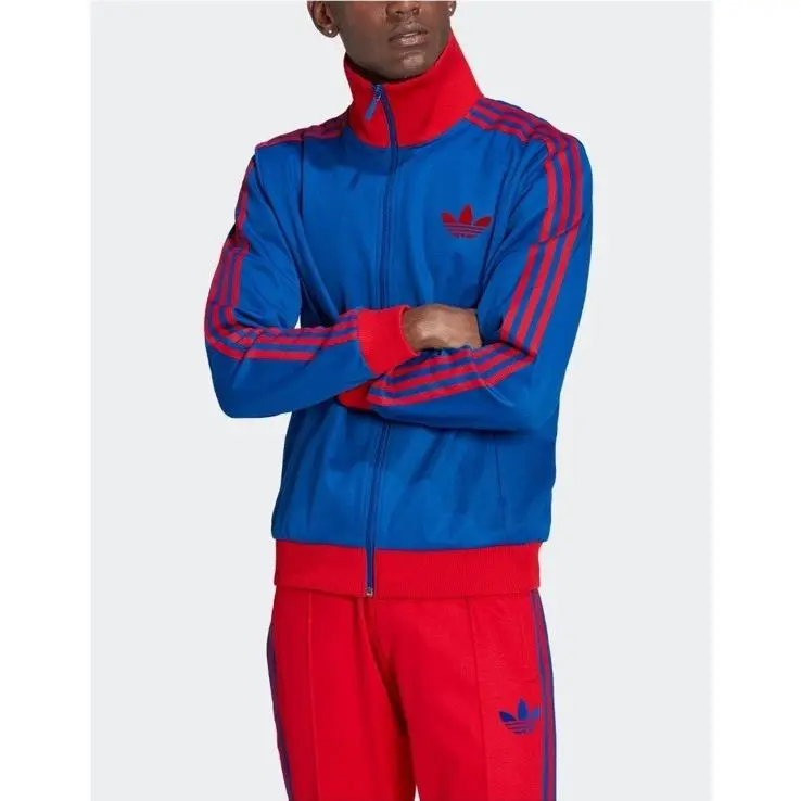 Adidas Originals Heritage Now Tracksuit Jacket Pants Set Men’s Sz M Red Blue