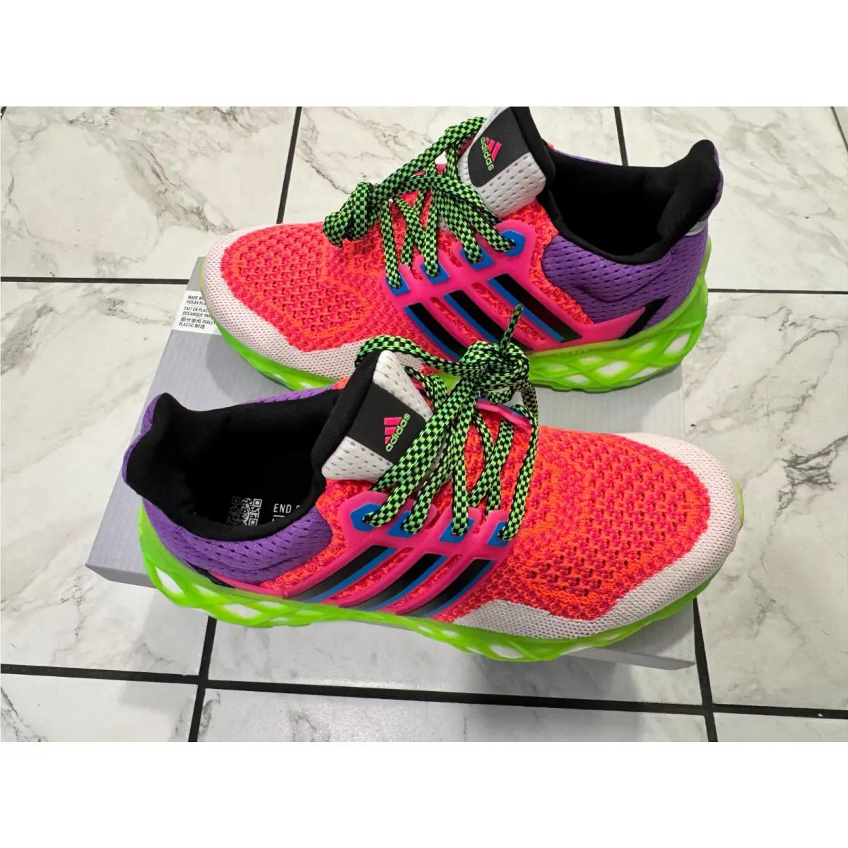 Adidas shoes - adidas Ultraboost - Ultraboost - GV8735 - PINK /WHITE /PURPLE /GREEN 2