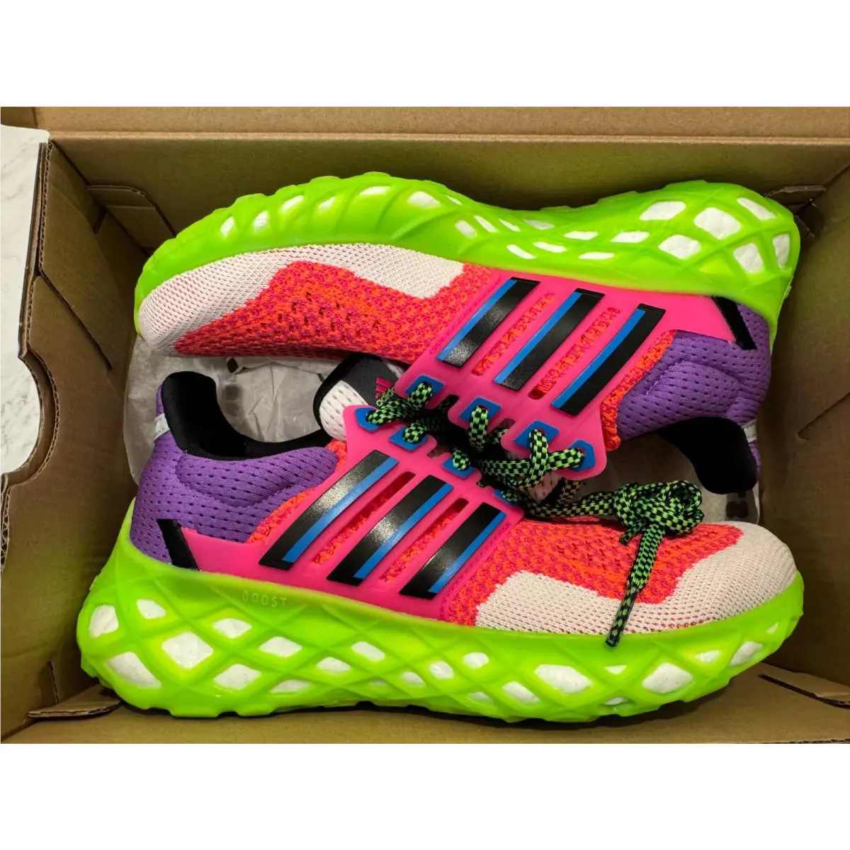Adidas shoes - adidas Ultraboost - Ultraboost - GV8735 - PINK /WHITE /PURPLE /GREEN 3
