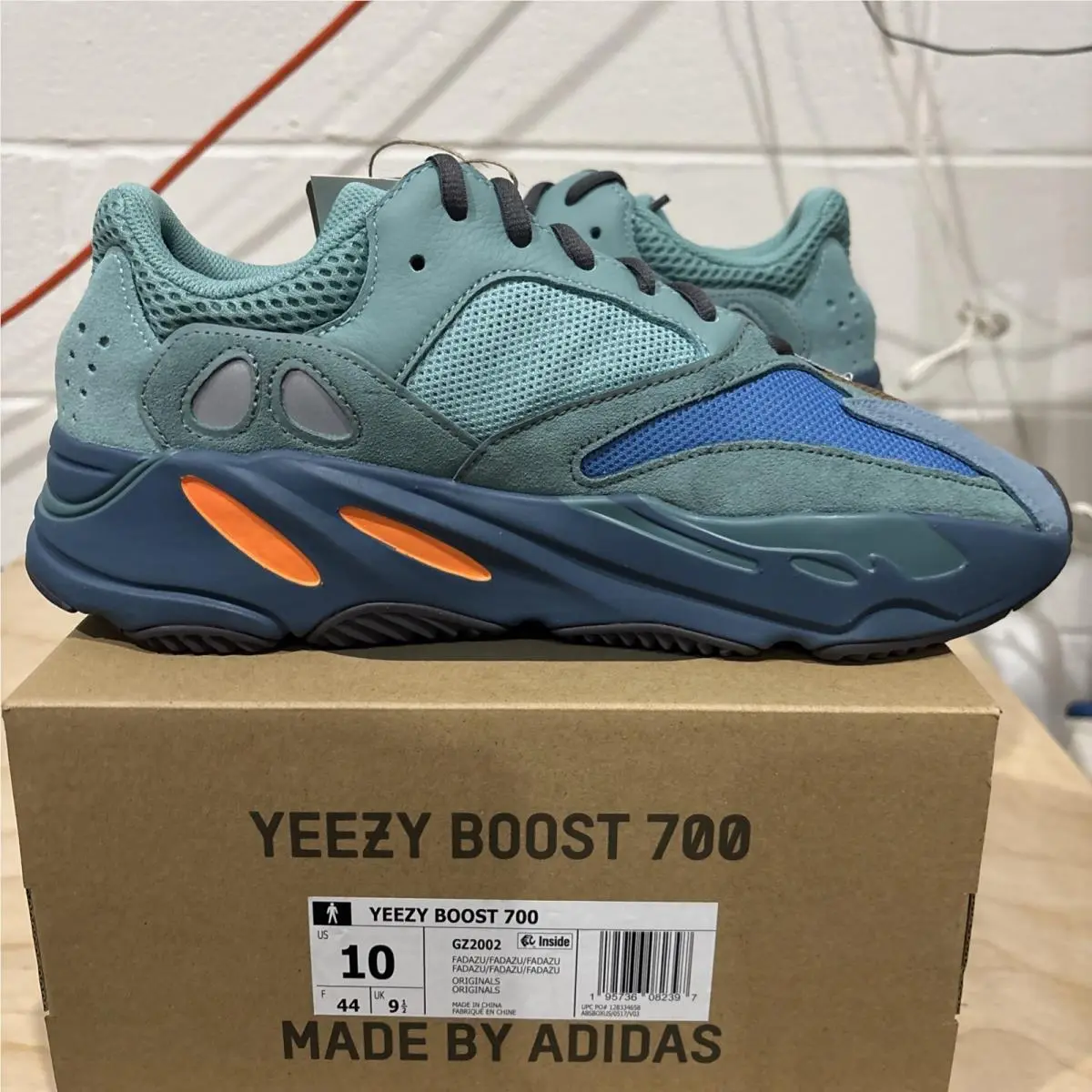 Yeezy Boost 700 `faded Azure` GZ2002 Shoes SZ 10 by Adidas