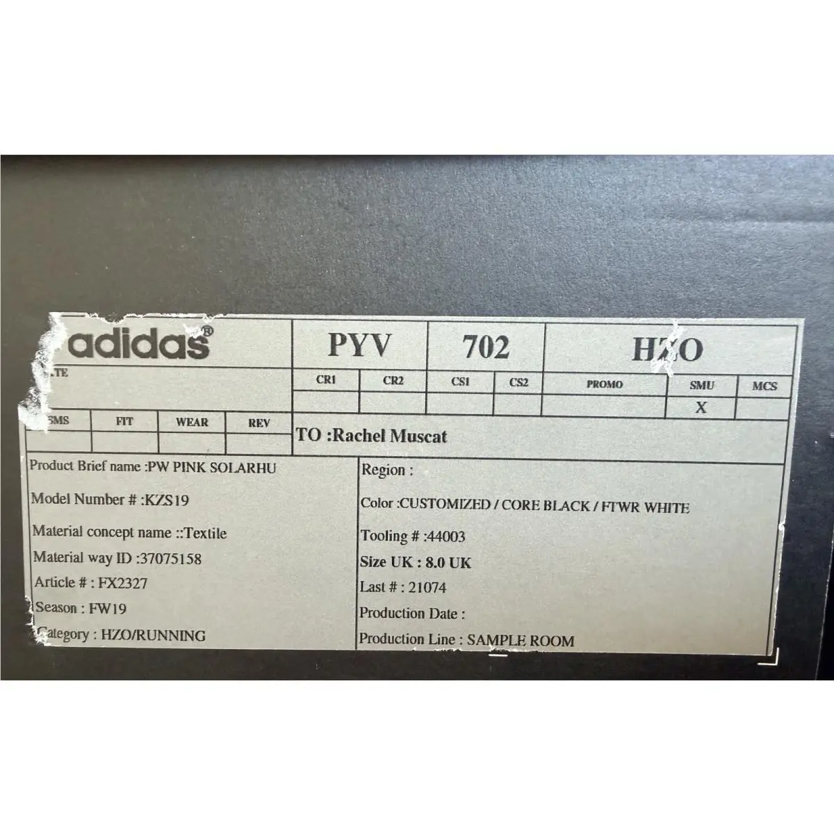 Adidas shoes - adidas Solar HU - Solar - SAMPLE - Pink 4