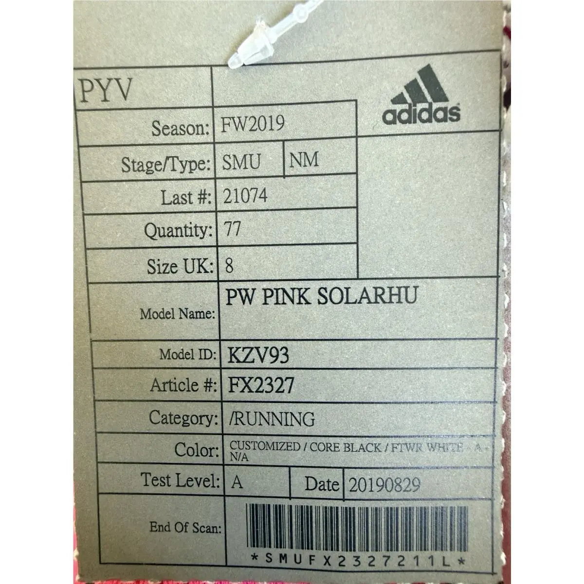 Adidas shoes - adidas Solar HU - Solar - SAMPLE - Pink 5