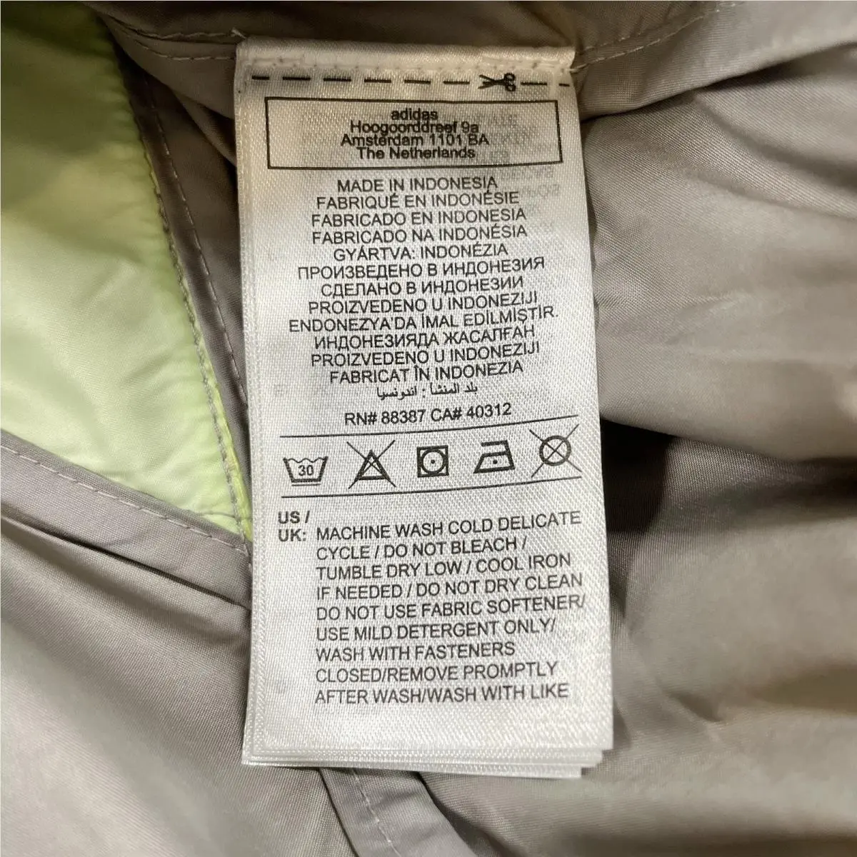 Adidas clothing - adidas By Stella McCartney ‘Earth Collage’ Woven Track Jacket - JG5793 - Gray 14