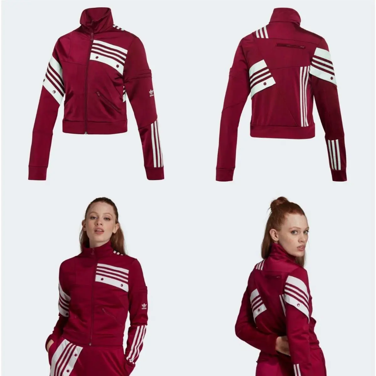 Adidas X Danielle Cathari Womens Track Jacket Power Berry GD2410 Womens XS