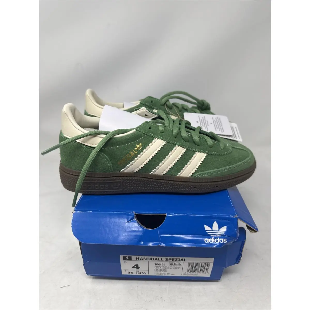 Adidas Spezial Handball College Green Spzl Sneakers Low Top Retro Trainers Men 4