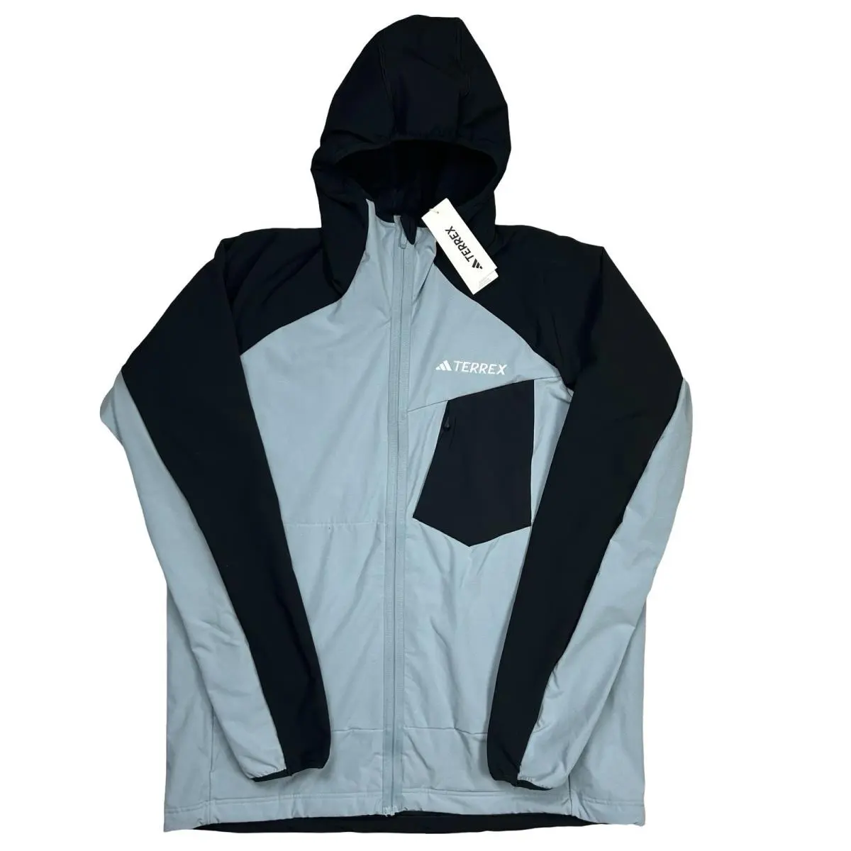 Adidas Men’s XL Terrex Xperior Hiking Softshell Fleece Hooded Jacket JN6977