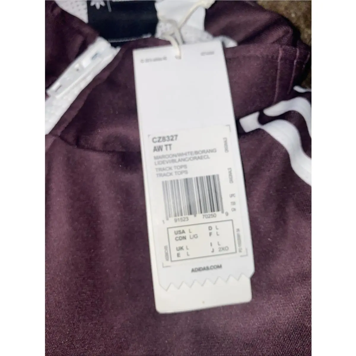 Adidas clothing - SLCZ8327 - SLCZ8327 - Burgundy 0
