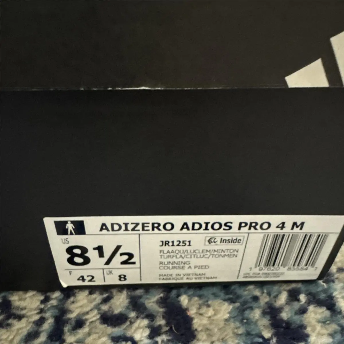 Adidas shoes - adidas adizero Adios 4 - adizero Adios - JR1251 - Flaaqu/Luclem/Minton 8