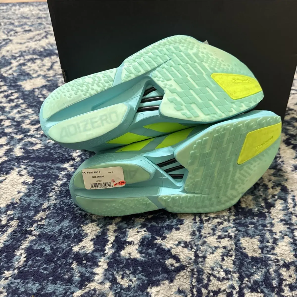 Adidas shoes - adidas adizero Adios 4 - adizero Adios - JR1251 - Flaaqu/Luclem/Minton 5