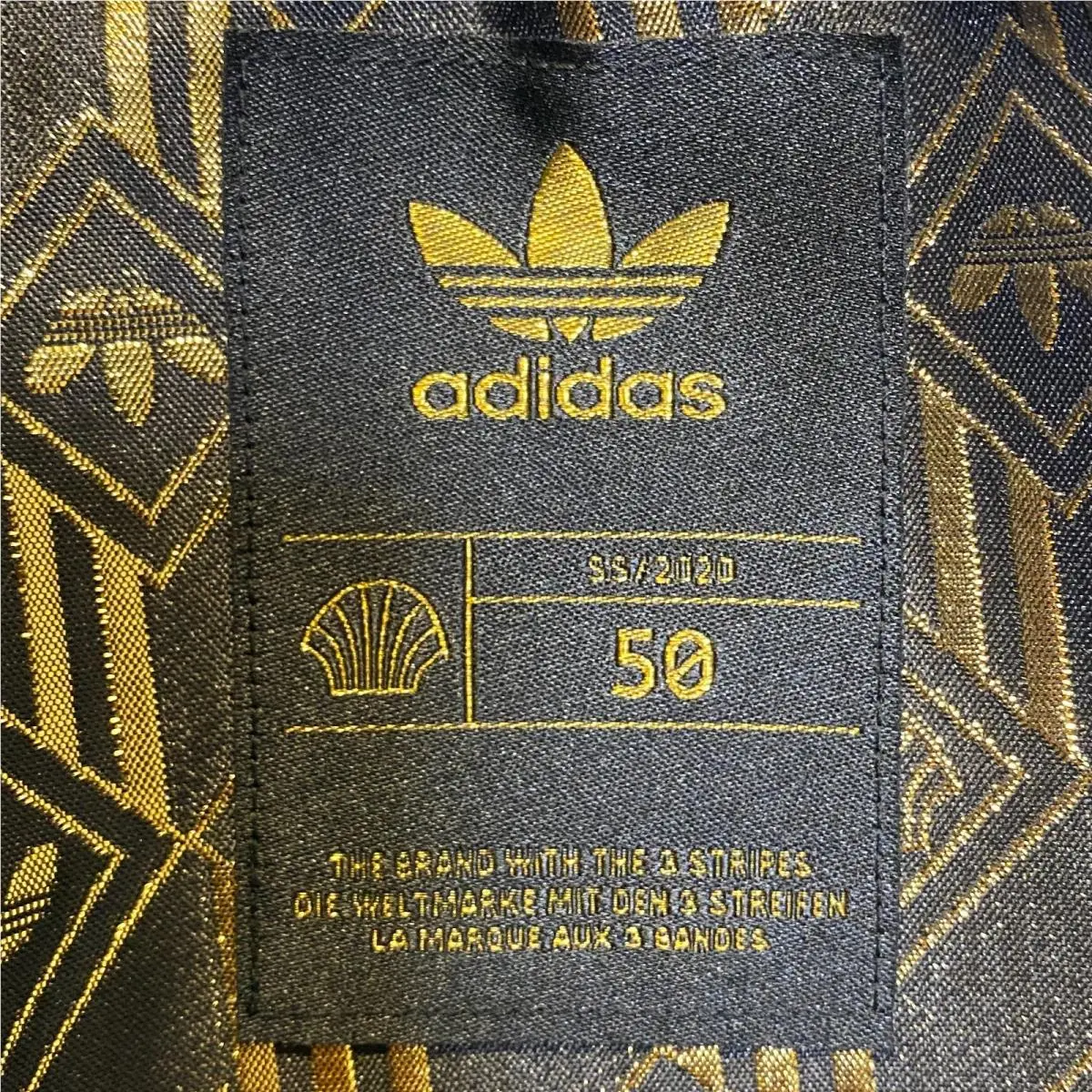 Adidas clothing - Black / Gold Metallic 3