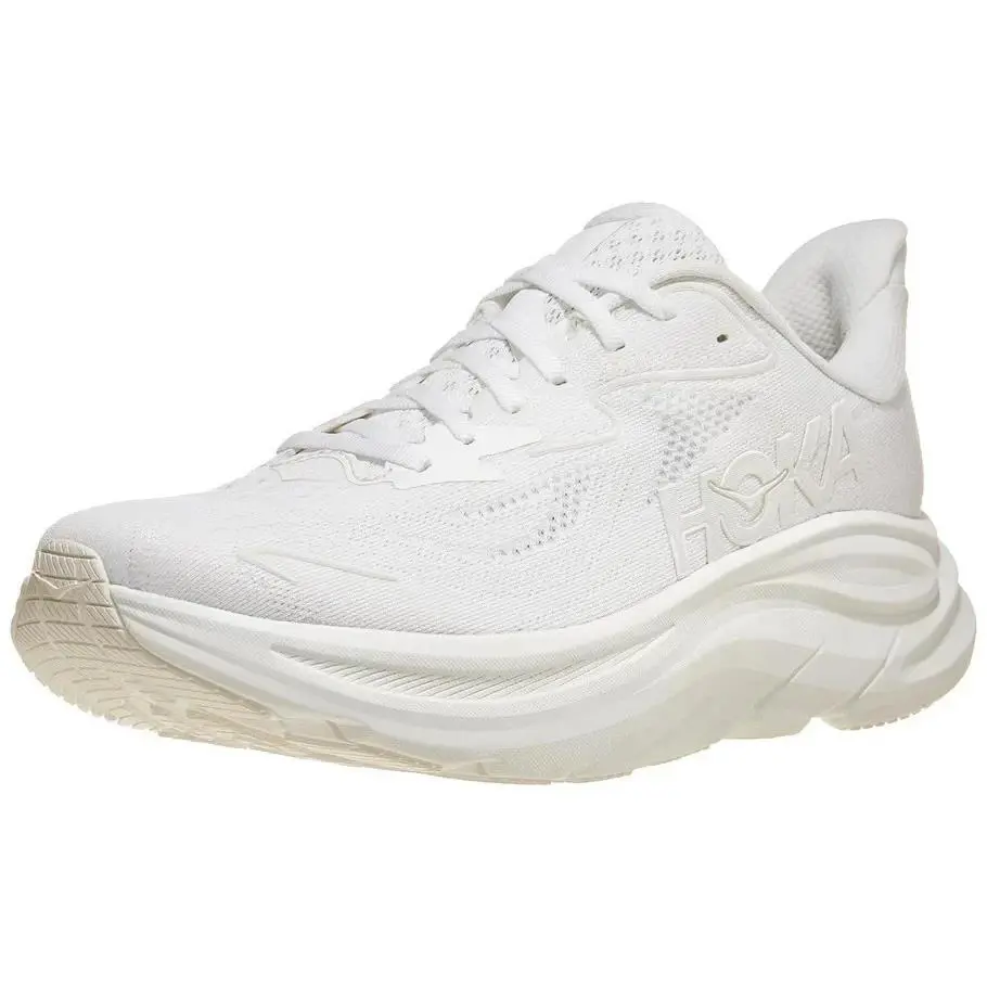 Hoka Men`s One One Clifton 10 Running Shoes White/white Size 7-13 1162030-WWH