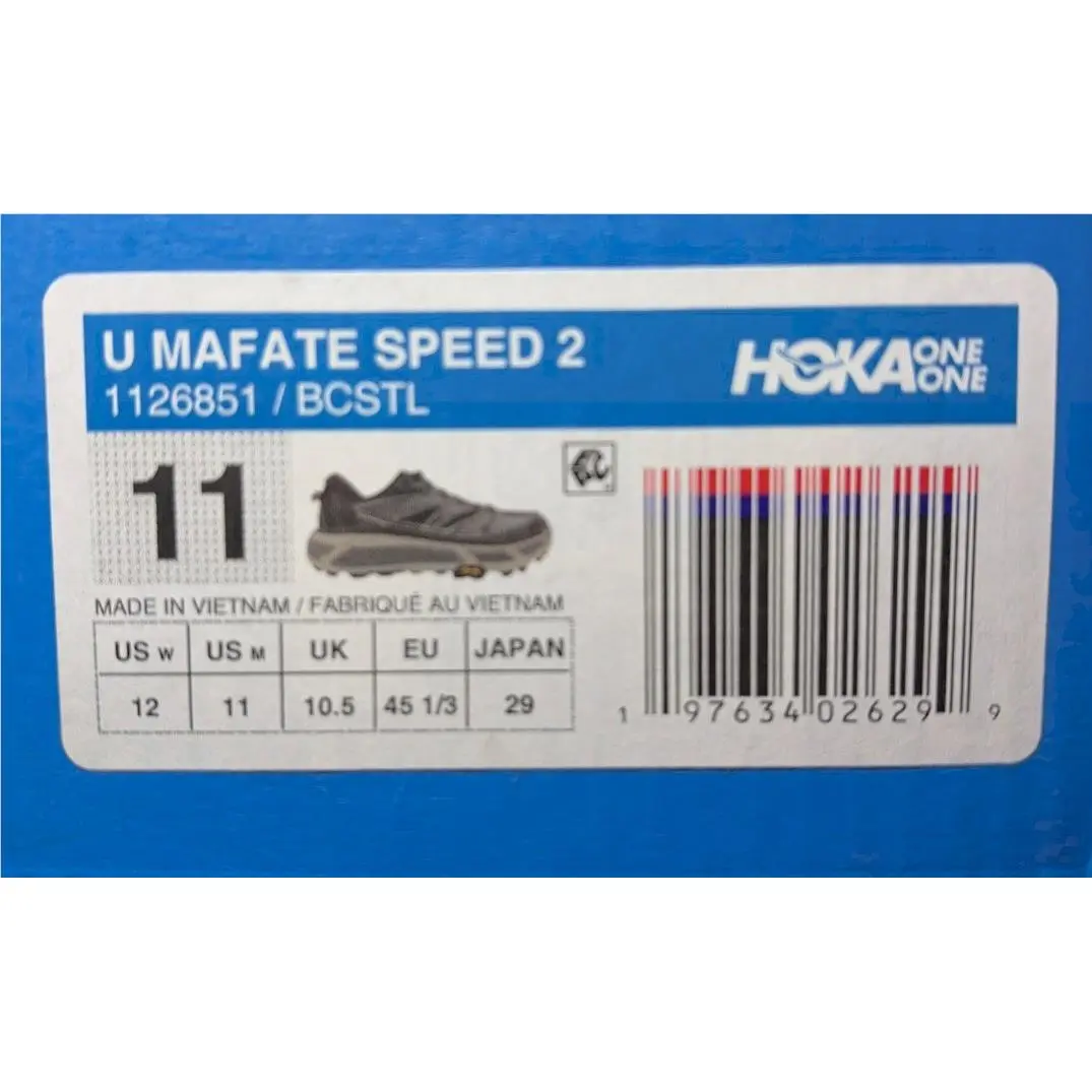 Hoka shoes - Hoka One One HOKA Mafate Speed 2 - 1126851-BCSTL - Black 6