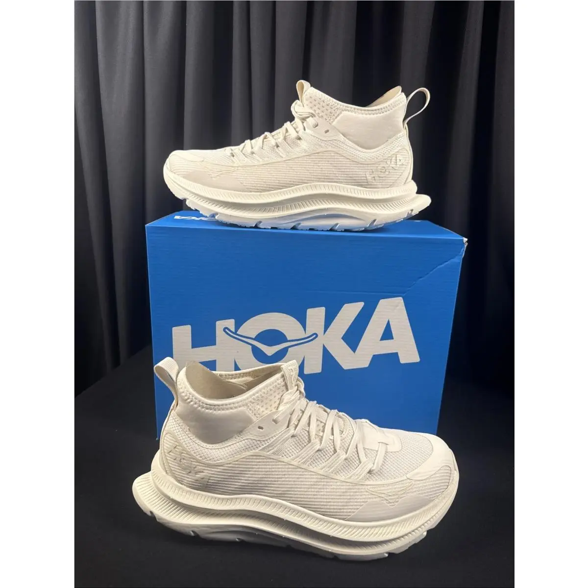 Hoka shoes - Hoka One One Kawana Mid - 1169290 ABST - Alabaster / Alabaster (UPC: 197634849010) 0