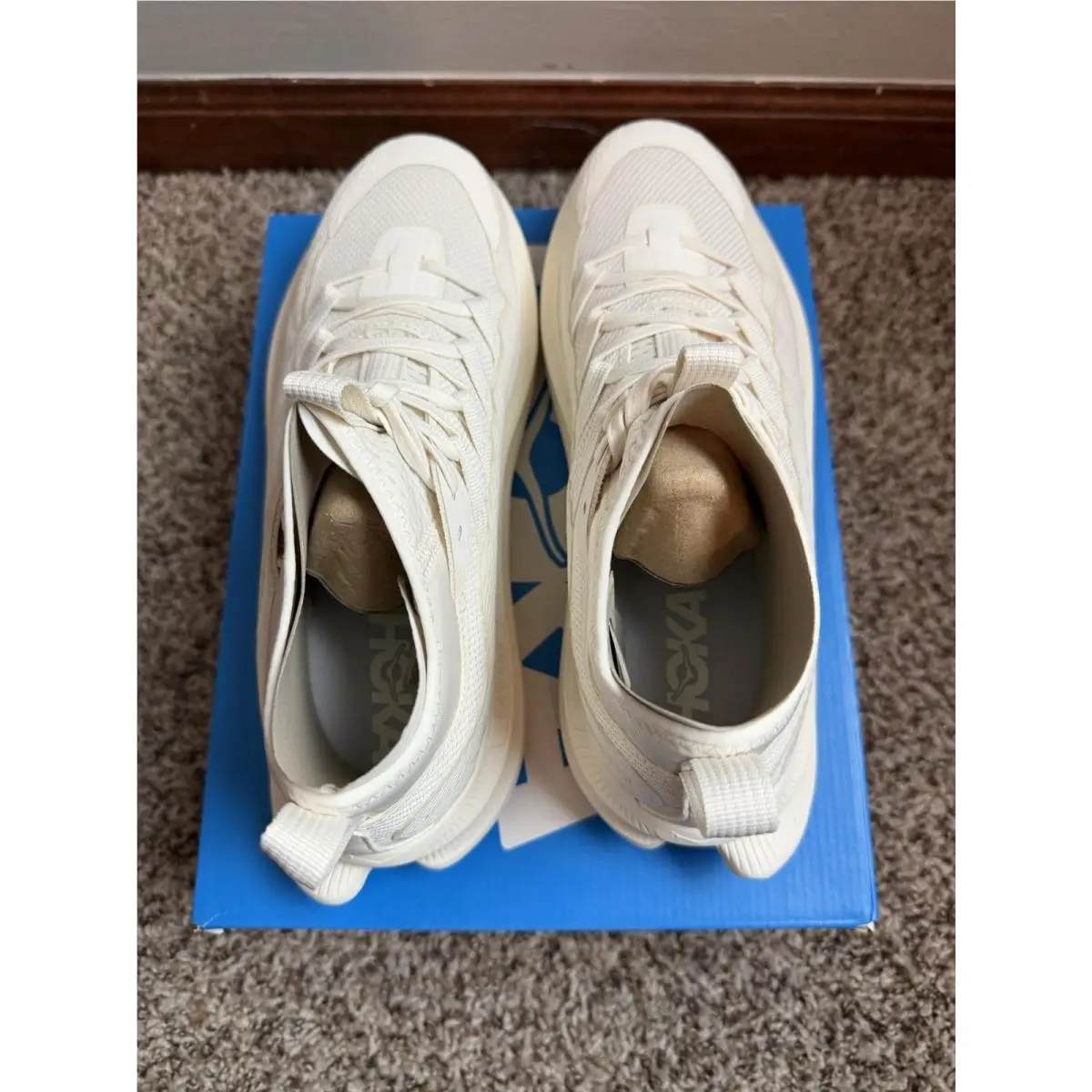 Hoka shoes - Hoka One One Kawana - One One Kawana - 1169290-ABST - Ivory (UPC: 197634849140) 7