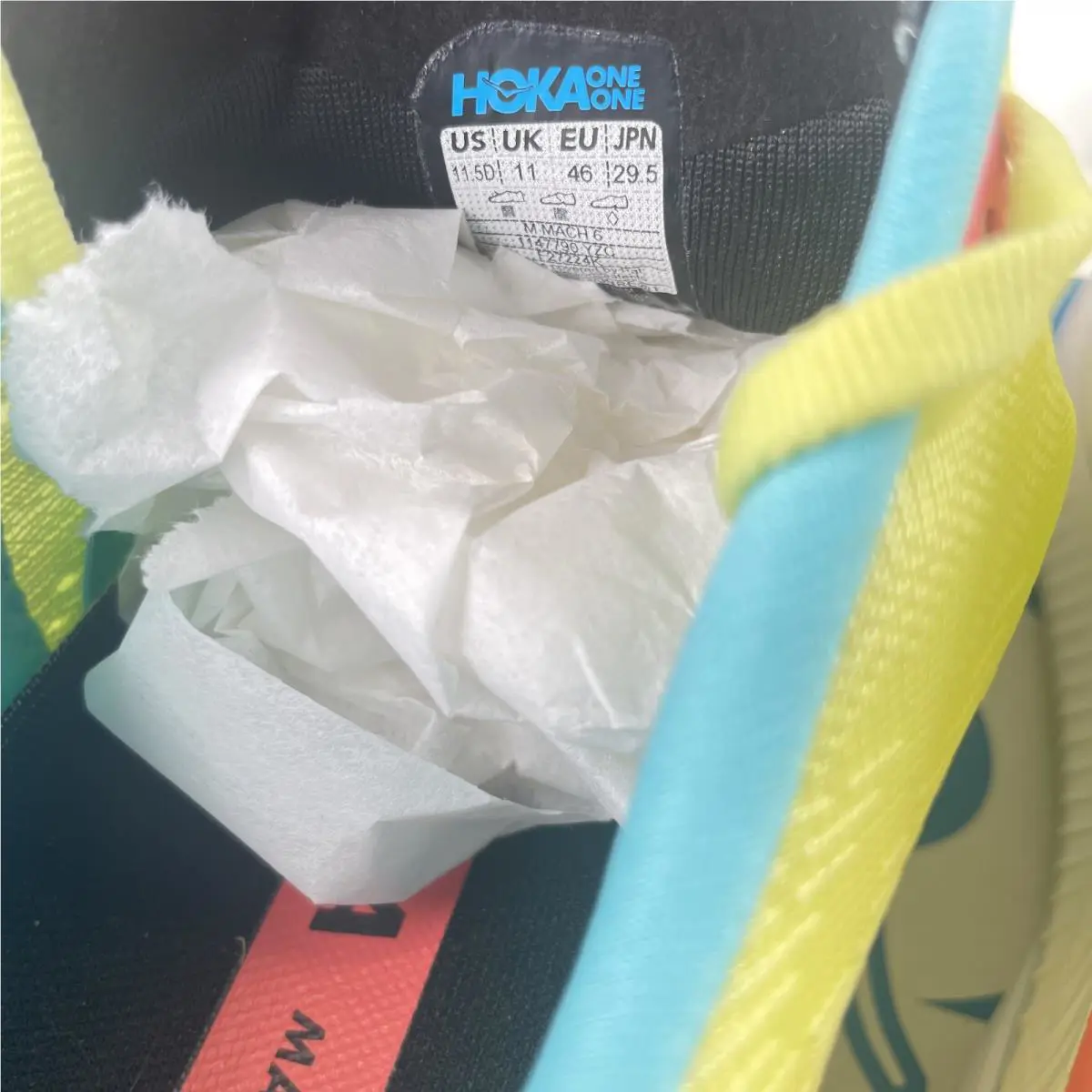 Hoka shoes - Hoka One One Mach 6 - Yellow 6