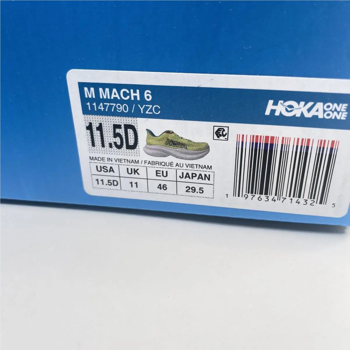 Hoka shoes - Hoka One One Mach 6 - Yellow 7