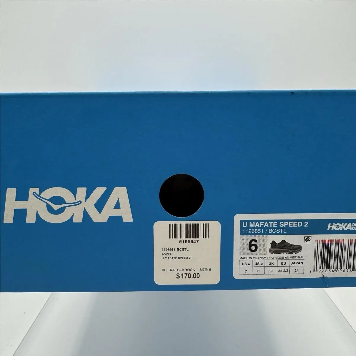 Hoka shoes - Hoka One One Mafate Speed 2 - 1172370 YRD - Black 7
