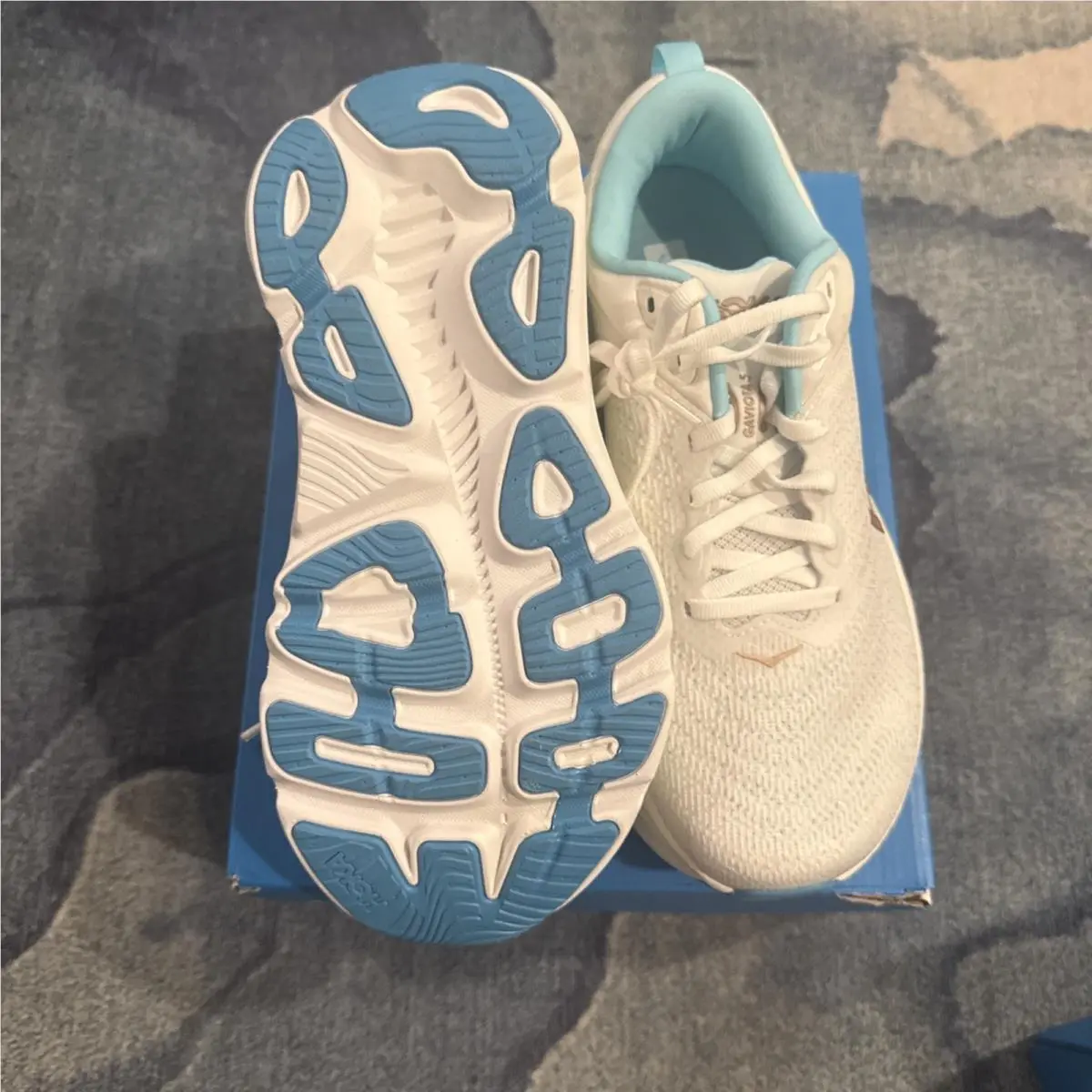 Hoka shoes - Hoka One One Gaviota 5 - 1134235 - Frost/Rose Gold 10