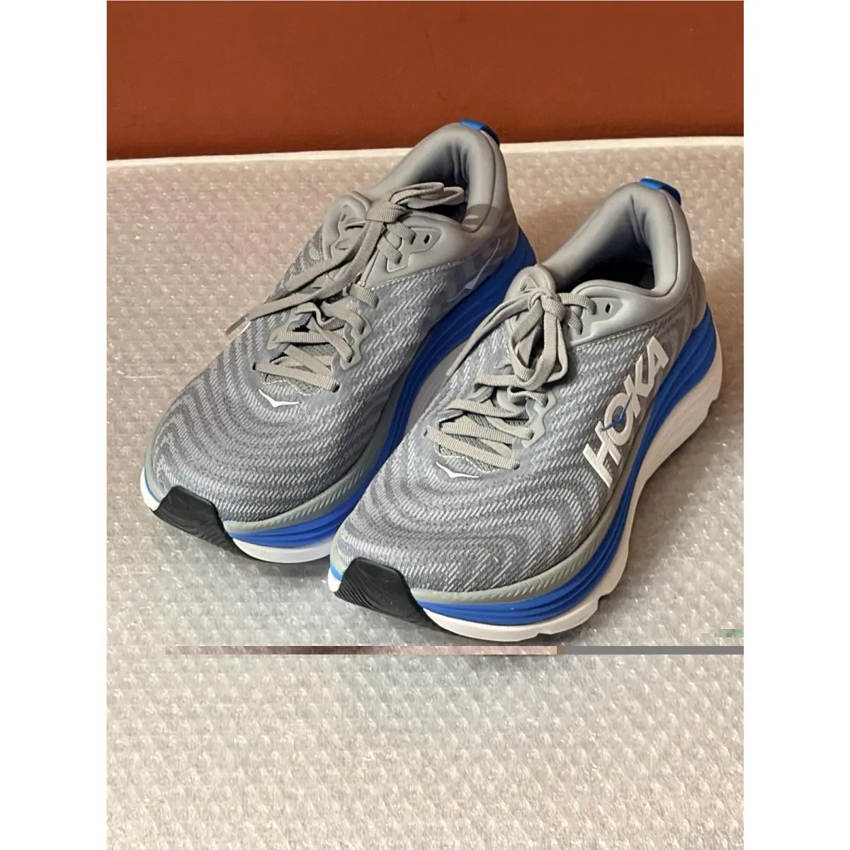 Hoka shoes - Hoka One One Gaviota 5 - 1127929 - Gray/Blue (UPC: 0196565553232) 1