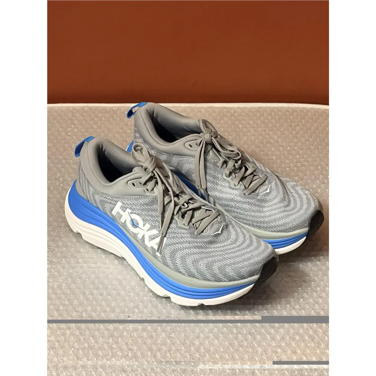 Hoka shoes - Hoka One One Gaviota 5 - 1127929 - Gray/Blue (UPC: 0196565553232) 5