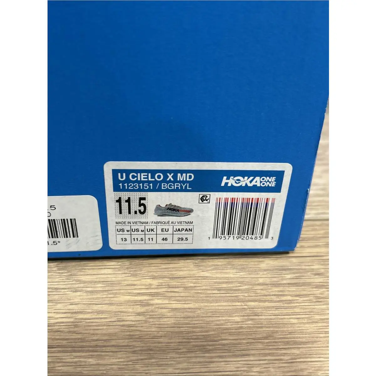 Hoka shoes - Hoka One One Cielo X - 1123151 - Blue (UPC: 0195719204884) 5