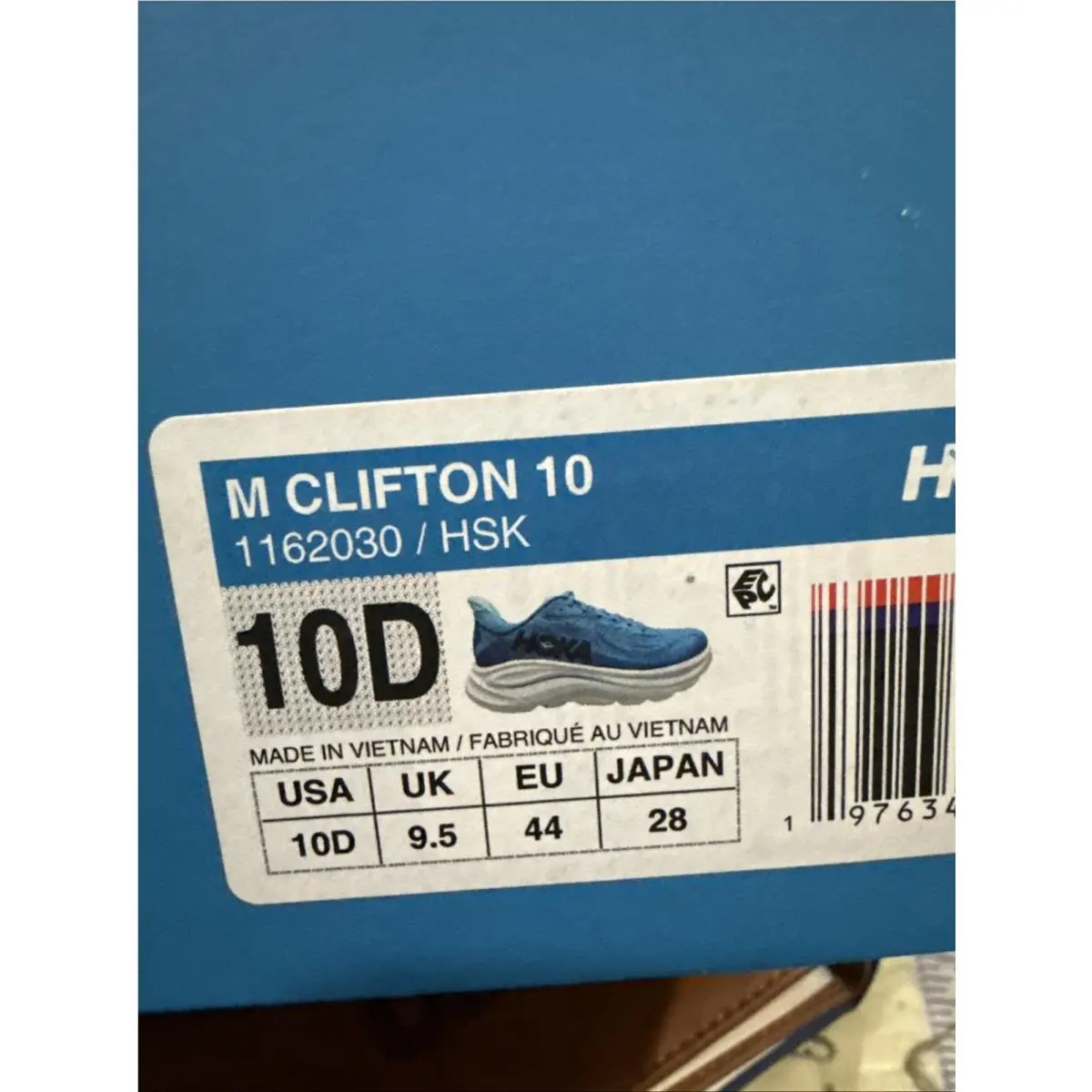 Hoka shoes - Hoka One One Clifton 10 - 1162030-HSK - Blue (UPC: 0197634749730) 11