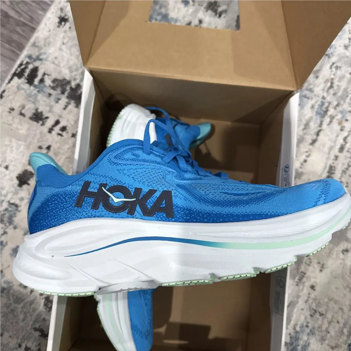 Hoka shoes - Hoka One One Clifton 10 - 1162030-HSK - Blue (UPC: 0197634749754) 2