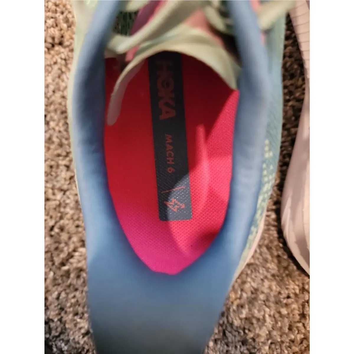Hoka shoes - Hoka One One HOKA Mach 6 Wide - 1147810 - Blue (UPC: 198605137549) 8