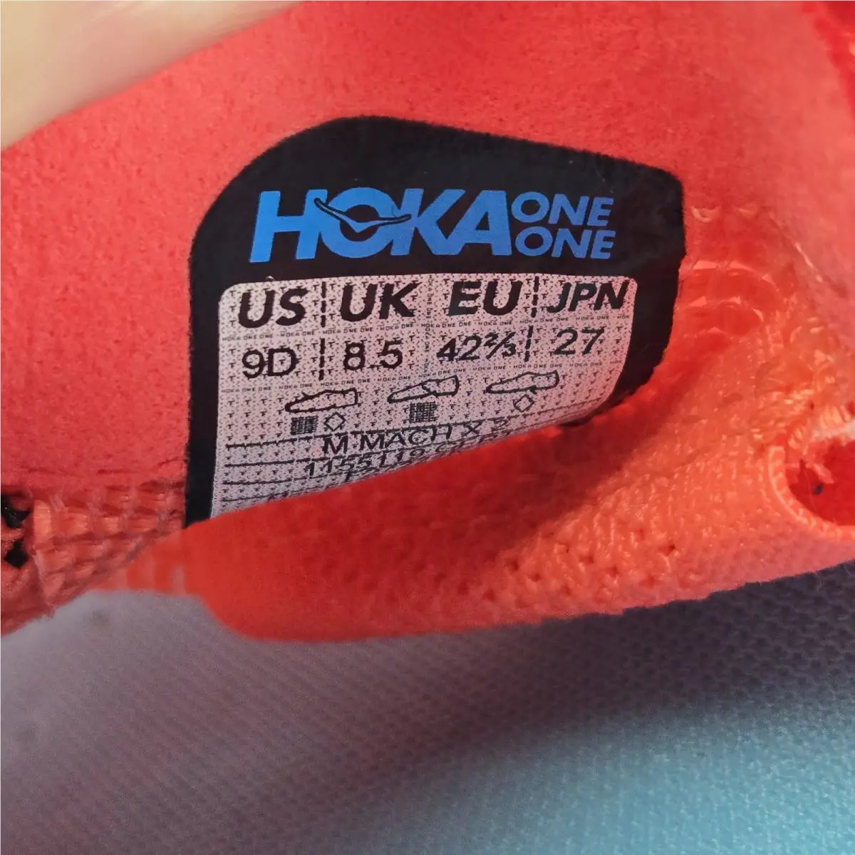 Hoka shoes - Hoka One One Mach X - 1155119 GRFT - Red 8