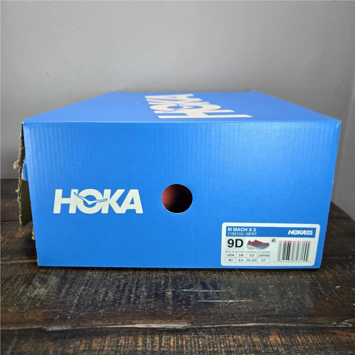 Hoka shoes - Hoka One One Mach X - 1155119 GRFT - Red 10