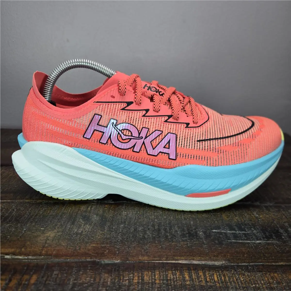 Hoka shoes - Hoka One One Mach X - 1155119 GRFT - Red 3