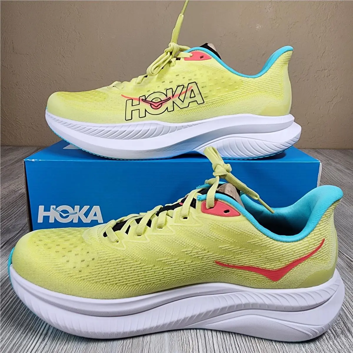 Hoka shoes - Hoka One One Mach 6 - Yellow 0