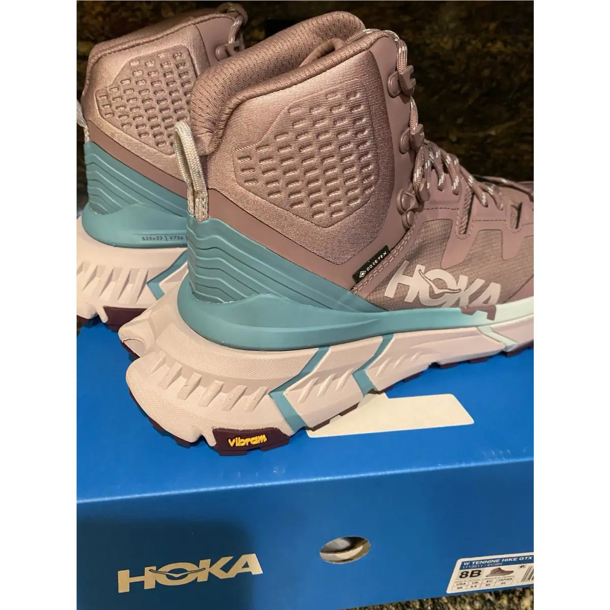 Hoka shoes - Elderberry/Coastal Shade 1
