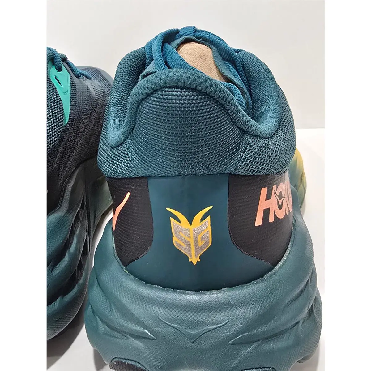 Hoka shoes - Hoka One One Speedgoat - One One Speedgoat - Deep Teal/Black (UPC: 195719632779) 9