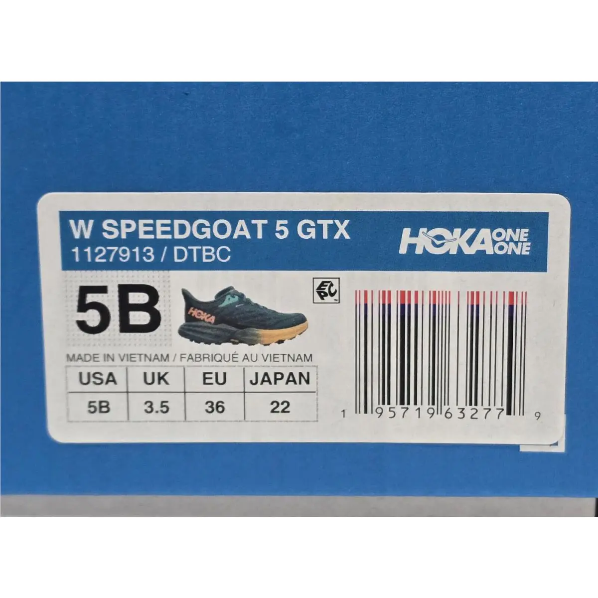 Hoka shoes - Hoka One One Speedgoat - One One Speedgoat - Deep Teal/Black (UPC: 195719632779) 6