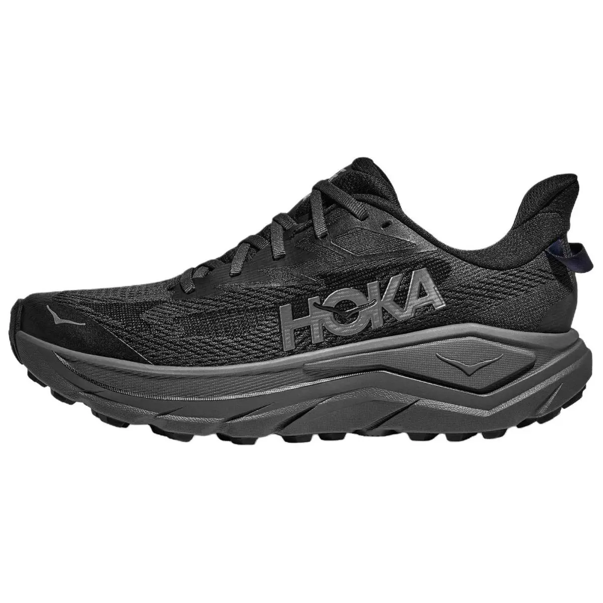 Hoka One One Challenger 8 Black 1168716-BCKT Lace Up Sneakers Shoes Size 12 - Black
