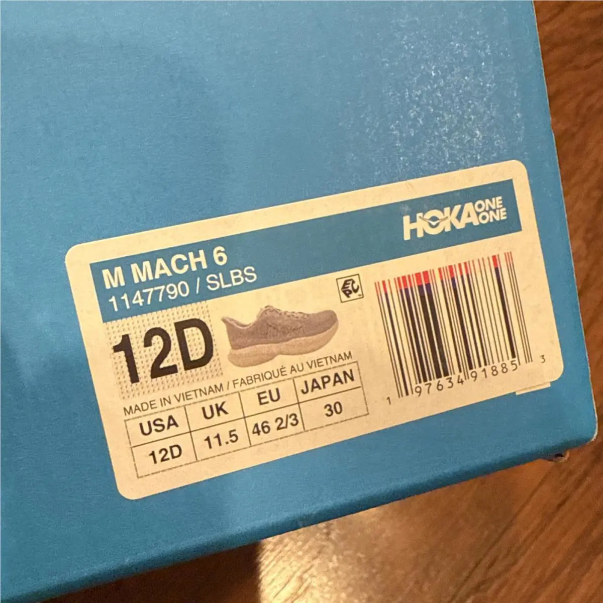Hoka shoes - Hoka One One Mach 6 - Gray 8