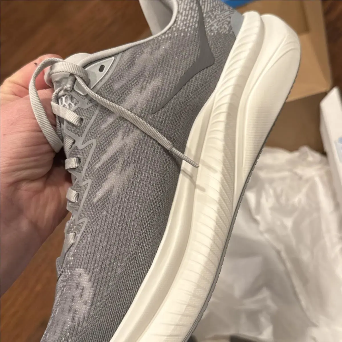 Hoka shoes - Hoka One One Mach 6 - Gray 5