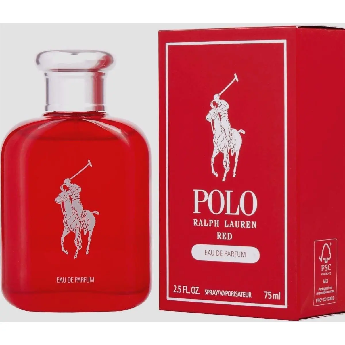 Polo Red by Ralph Lauren Men 2.5 oz 75ml Eau De Parfum Edp Perfume Spray