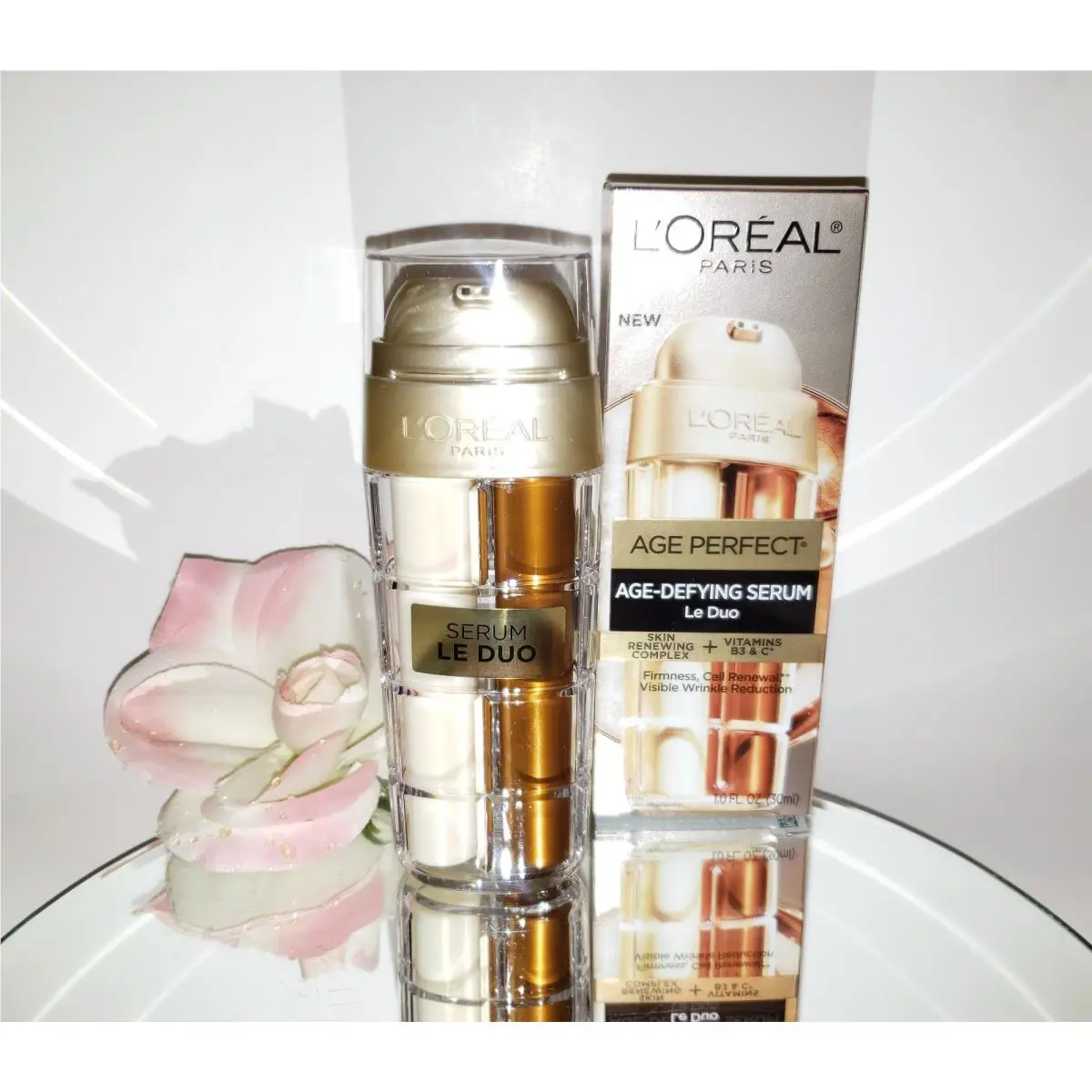 Loreal Age Perfect Age-defying Serum Le Duo Skin Renewing Complex + Vit. B3 C