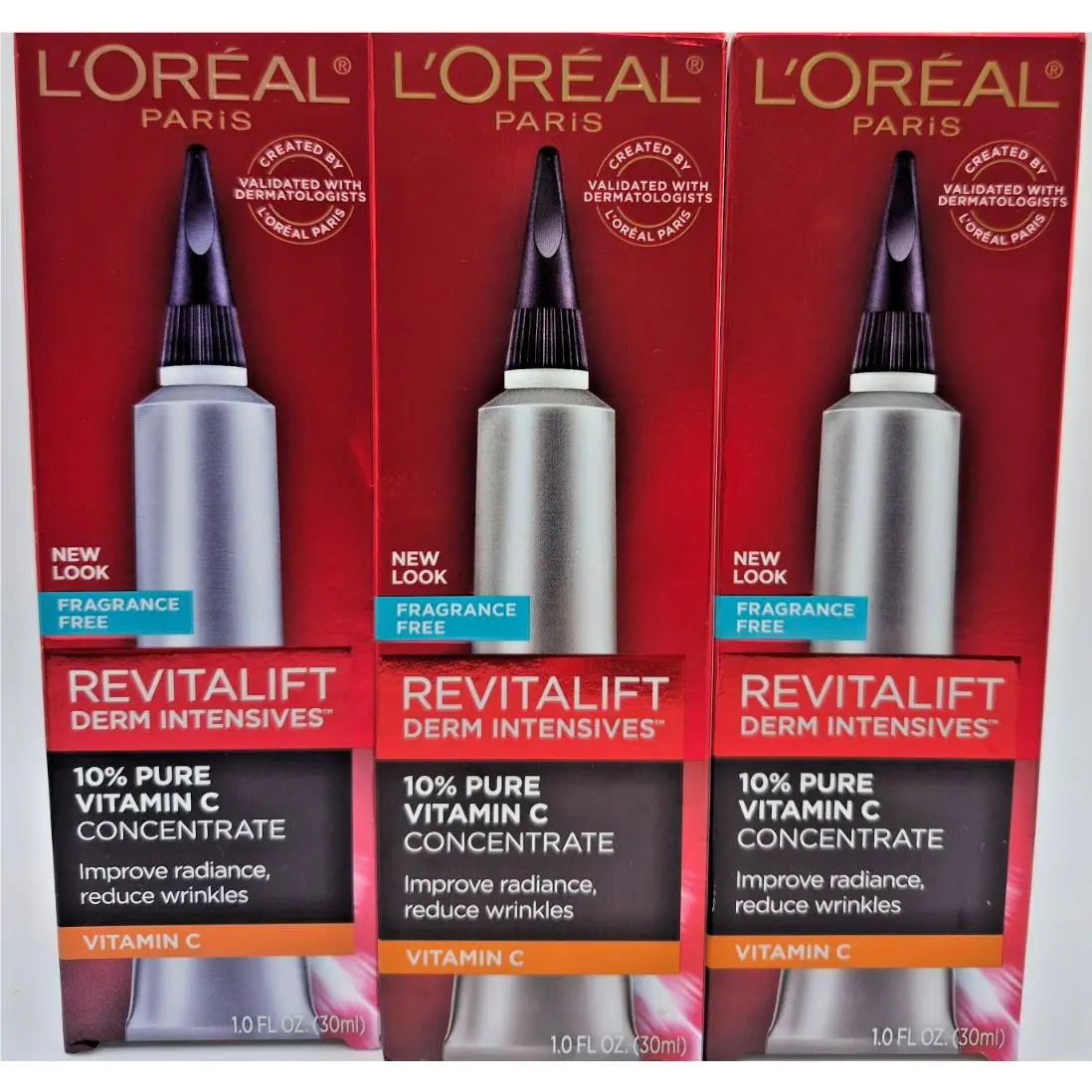 3 - L`oreal Revitalift Derm Intensives 10% Pure Vitamin C Face Serum Concentrate
