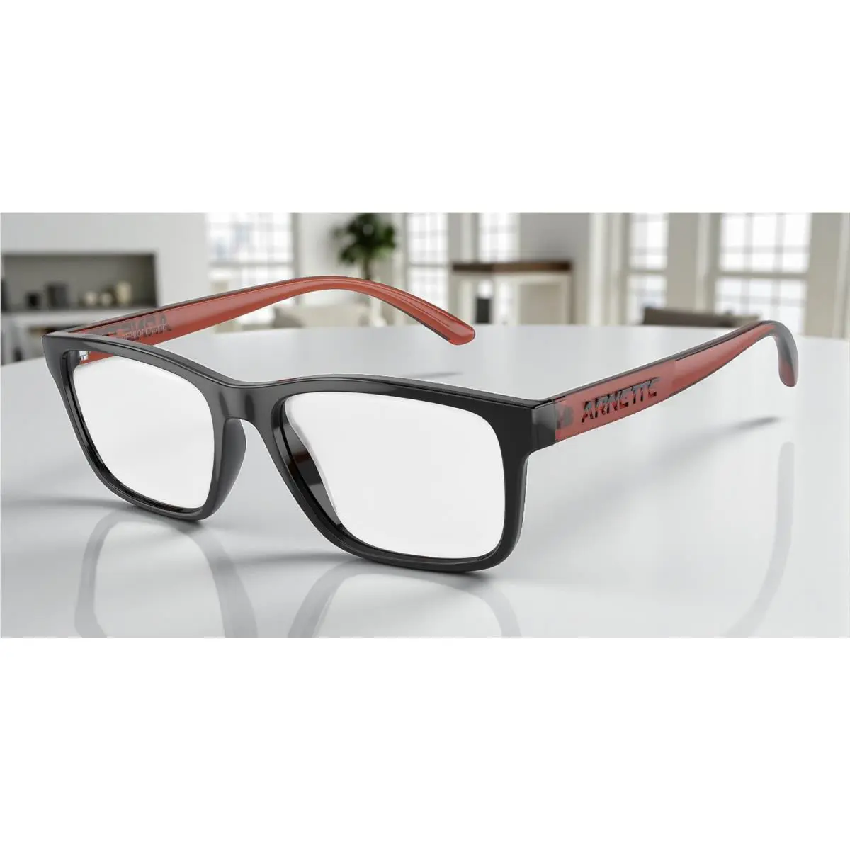 Arnette AN7231 2869 Fakie Black Transparent 53 mm Men`s Eyeglasses