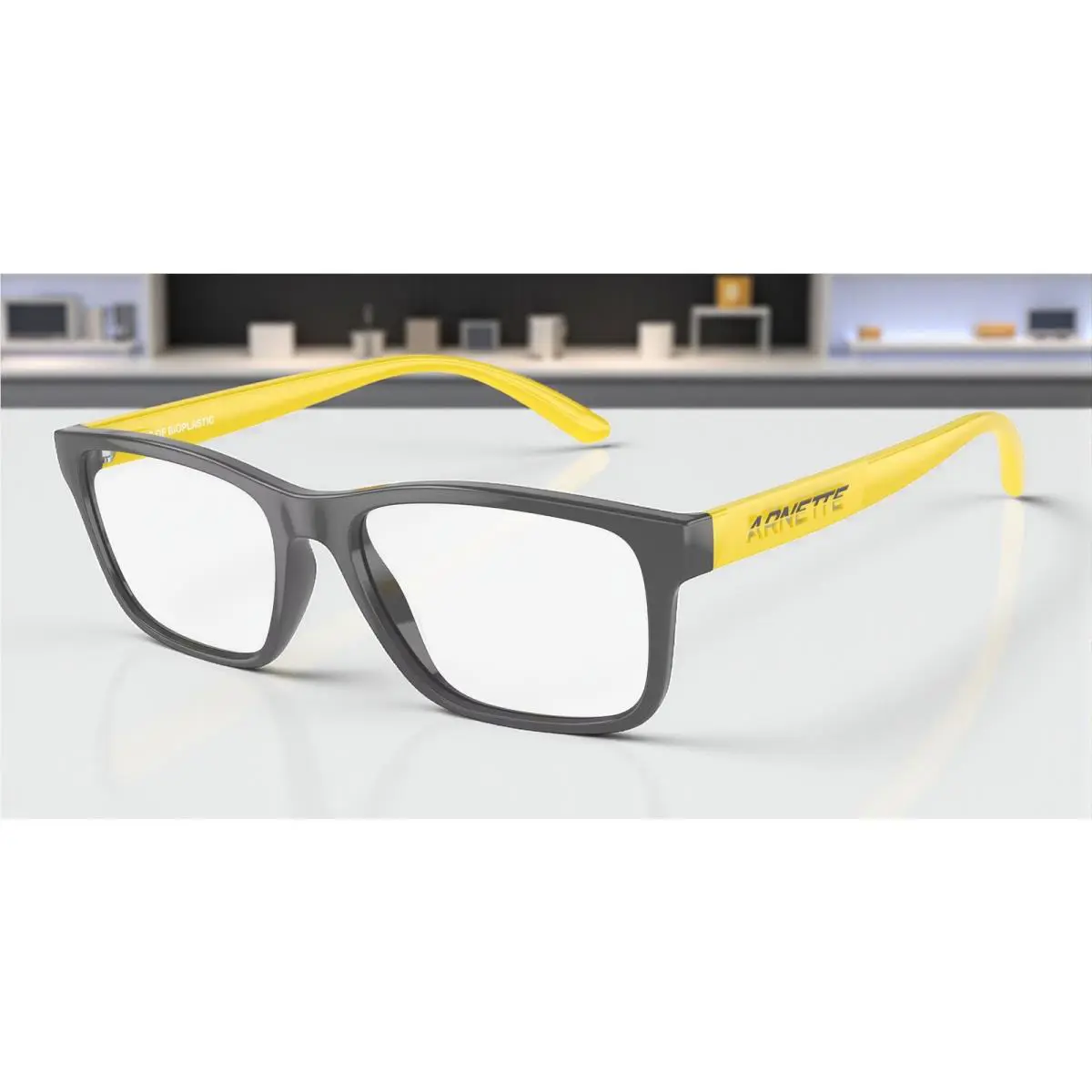 Arnette AN7231 2870 Fakie Full Grey Transparent 53 mm Men`s Eyeglasses