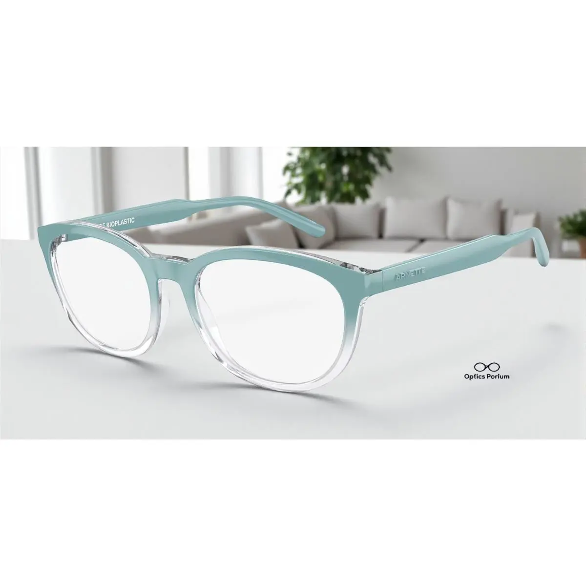 Arnette AN7214 2840 Varney Crystal Grad Cyano Demo Lens 53 mm Unisex Eyeglasses