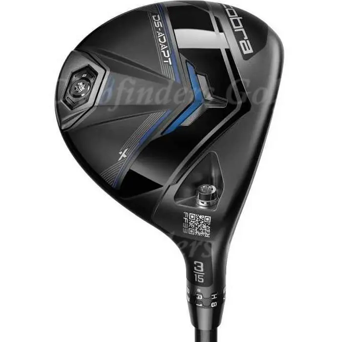 Cobra Ds-adapt X 15° 3 Fairway Wood Denali Black 70G 6.0 Stiff w/ HC - Black