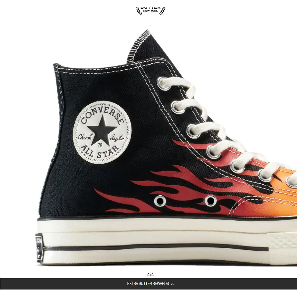 Converse shoes - Black / Red / Yellow 11