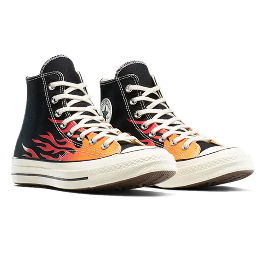 Converse shoes - Black / Red / Yellow 7