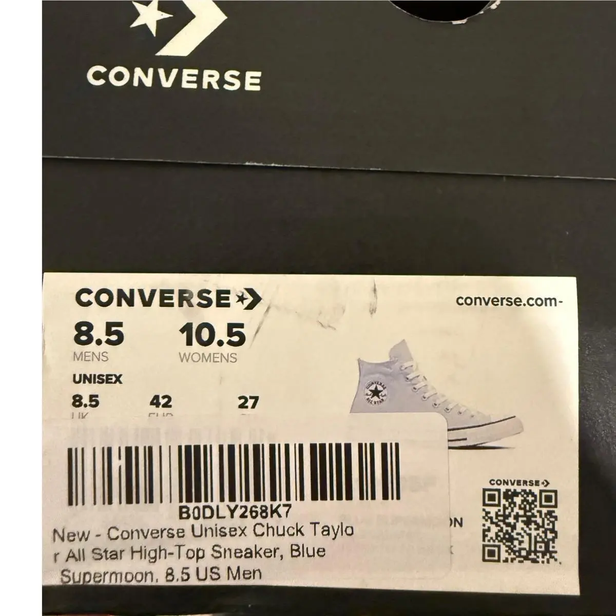 Converse shoes - Converse Chuck Taylor All Star Canvas High Top - A10535F - Blue 7