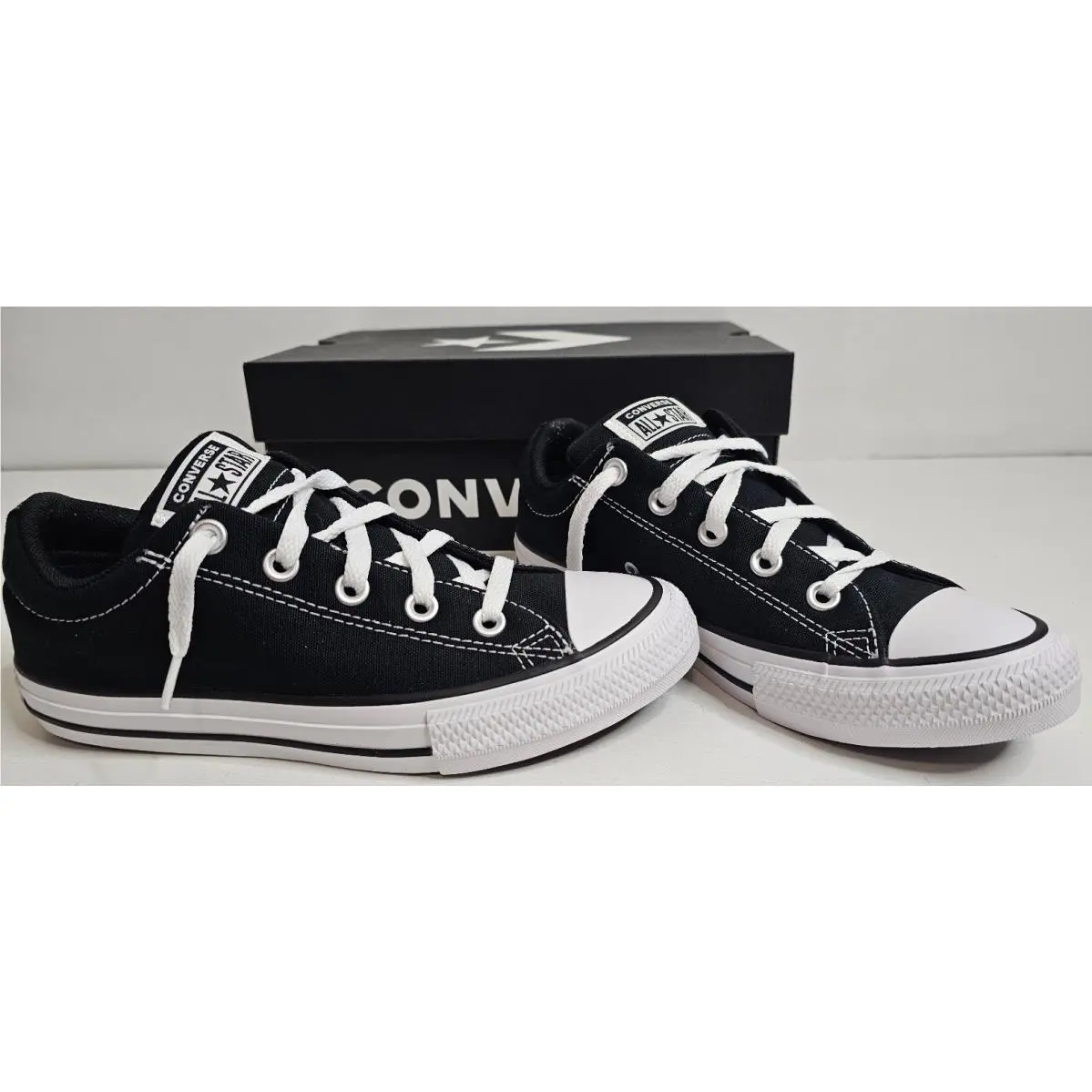 Converse Chuck Taylor All Star Street Slip Black A01693F Women`s Size 4 US