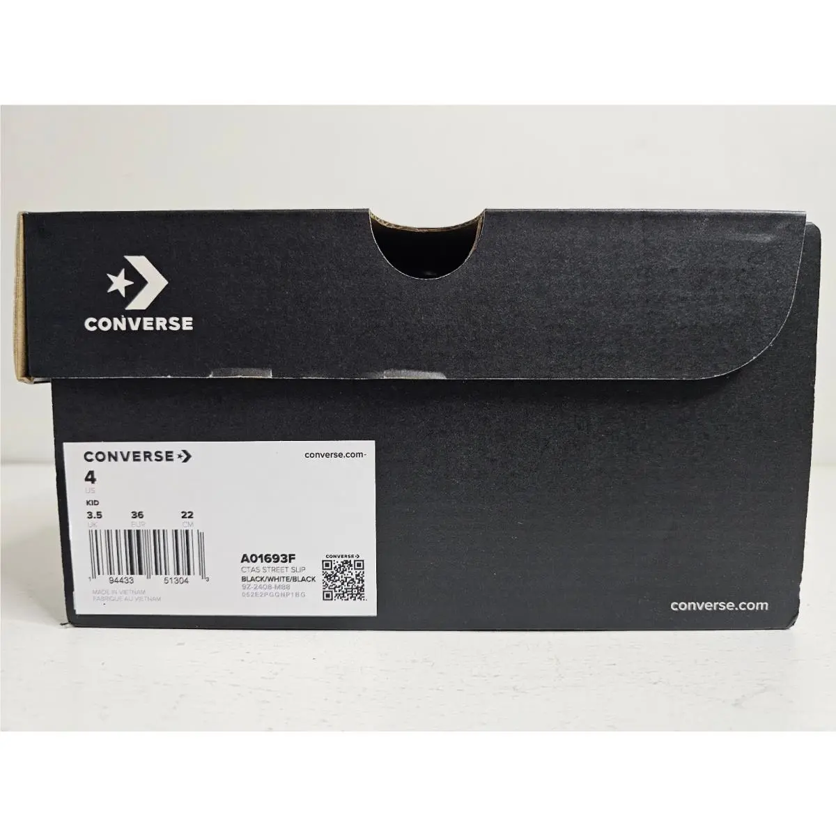 Converse shoes - Converse All Star Chuck Taylor Street Slip - Black & White 14